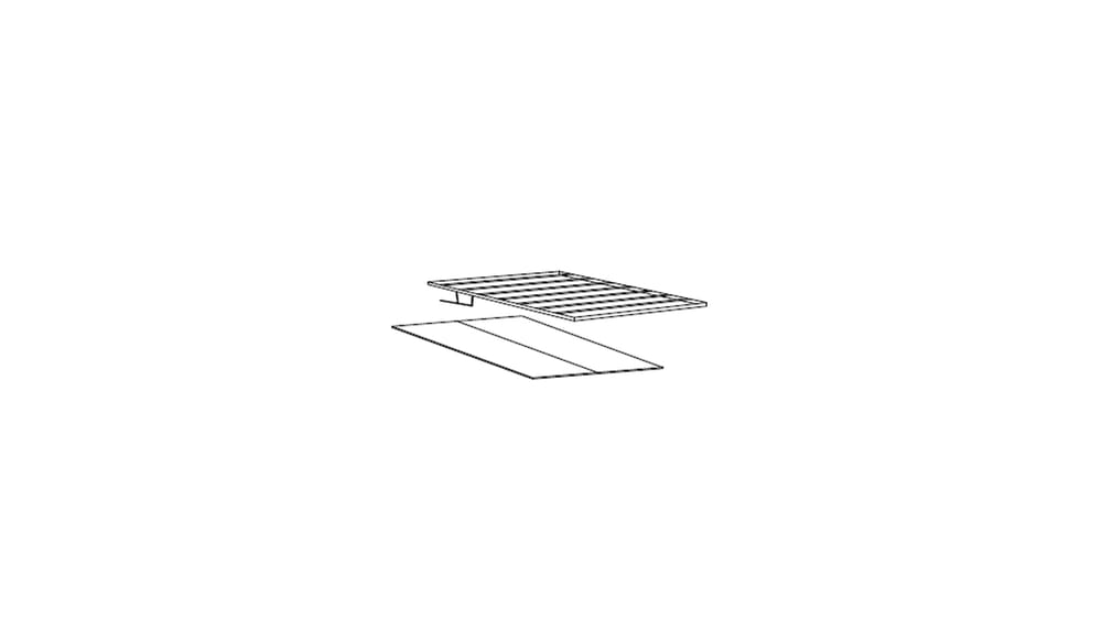 RETE CONTENITORE PER LETTO 162X200