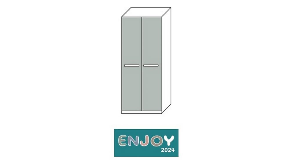 ARMADIO ENJOY 2 ANTE L 90 H 230 P 60