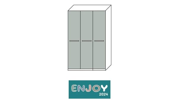 ARMADIO ENJOY 3 ANTE L 135 H 212 P 60