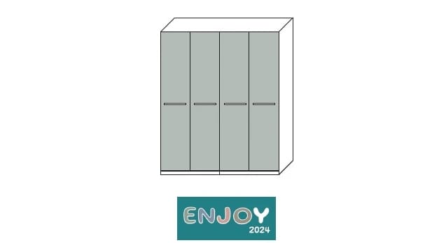 ARMADIO ENJOY 4 ANTE L 180 H 249 P 60