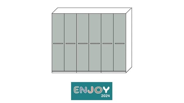 ARMADIO ENJOY 6 ANTE L 270 H 249 P 60