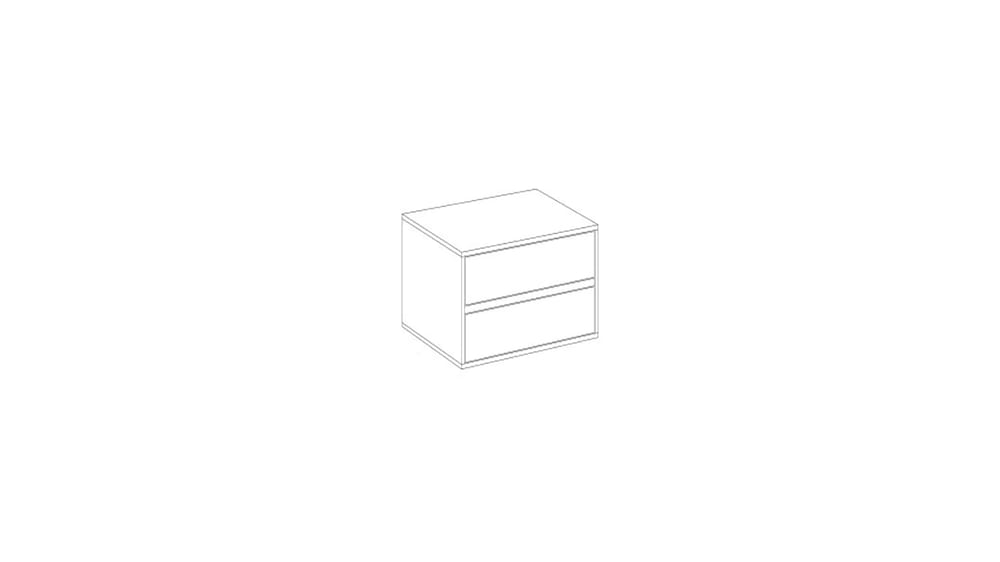 CASSETTIERA INTERNA ARMADIO DIANA L. 77,8 P . 44,5 H . 43