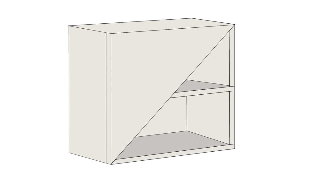 CUBOTTO 3/4 L. 55CM H.50CM P.30CM