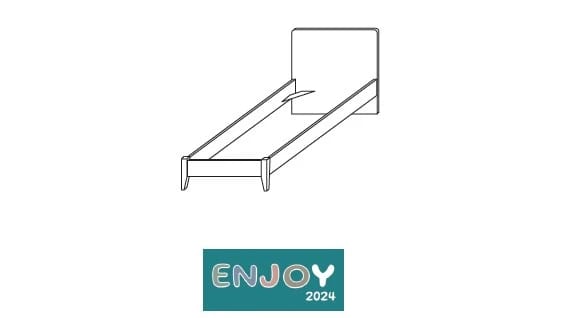 LETTO ENJOY EASY 80 CON PIEDINI