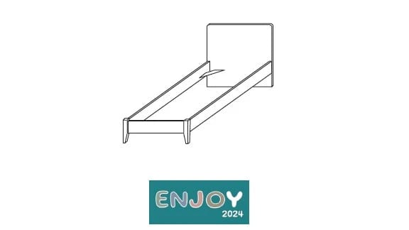 LETTO ENJOY EASY 120 CON PIEDINI