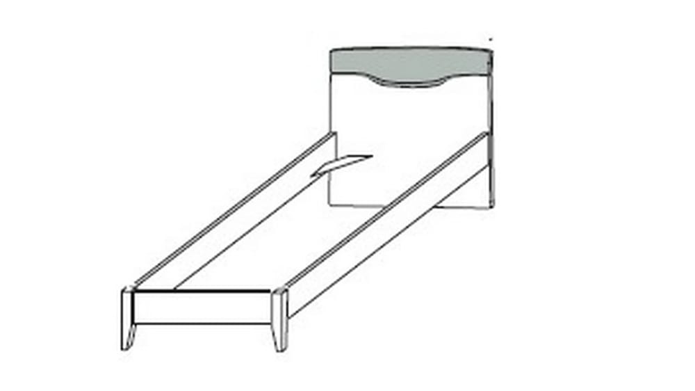LETTO ENJOY SMILE 120 CON PIEDINI