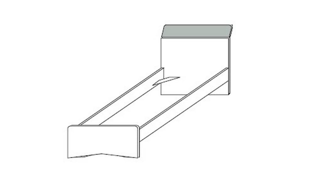 LETTO ENJOY COMBY 120 CON PEDIERA