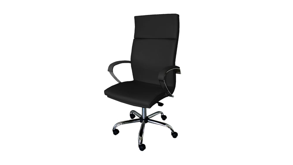 POLTRONA DIREZIONALE SLIM IN ECOPELLE