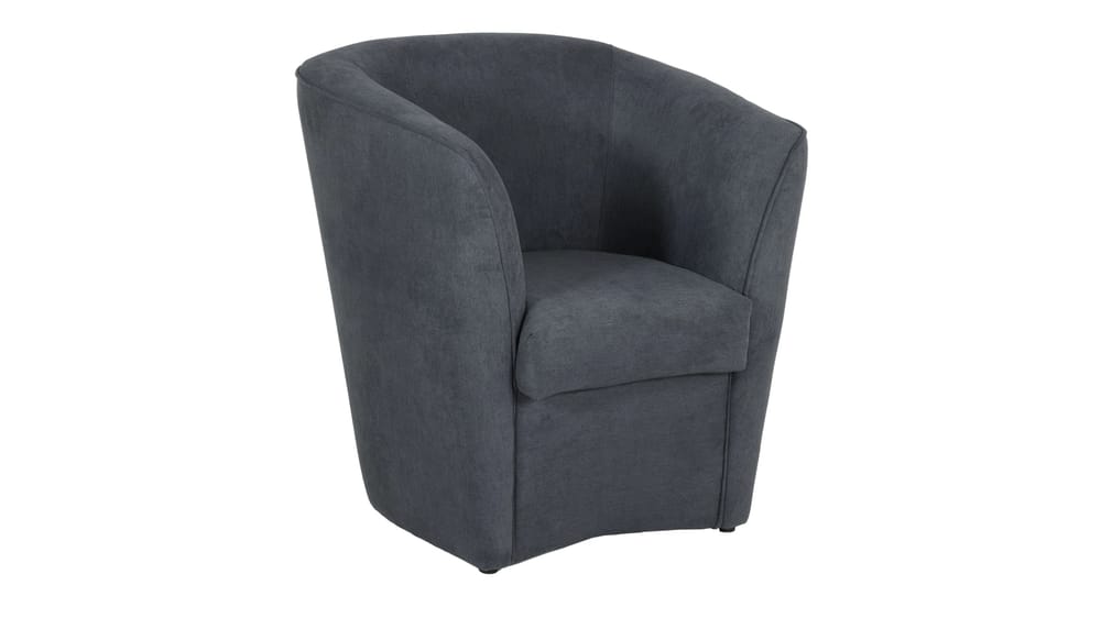 POLTRONA CHIARA T IN TESSUTO L. 70CM H. 78/67CM P. 70CM