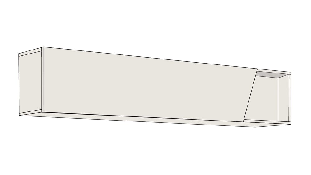 RIBALTA / VASISTAS 138 3/4 L. 138CM H. 29CM P. 30CM
