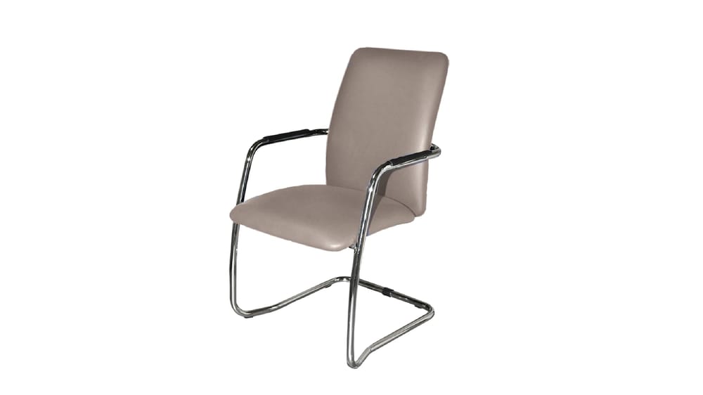SEDIA SU SLITTA MAGIK VISITATORE IN ECOPELLE
