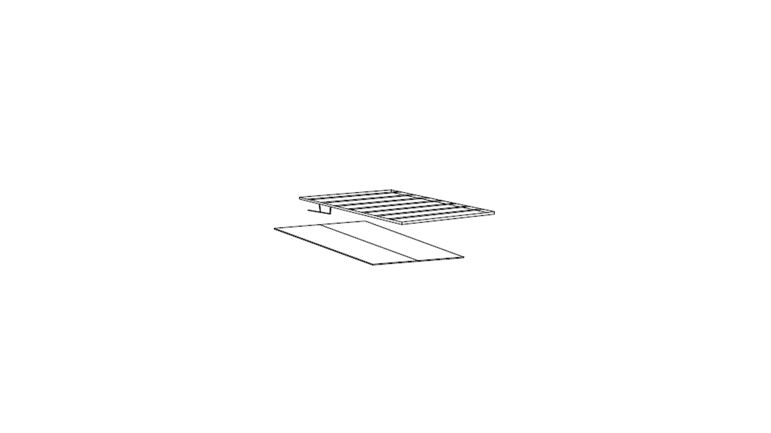 RETE CONTENITORE PER LETTO 162X200