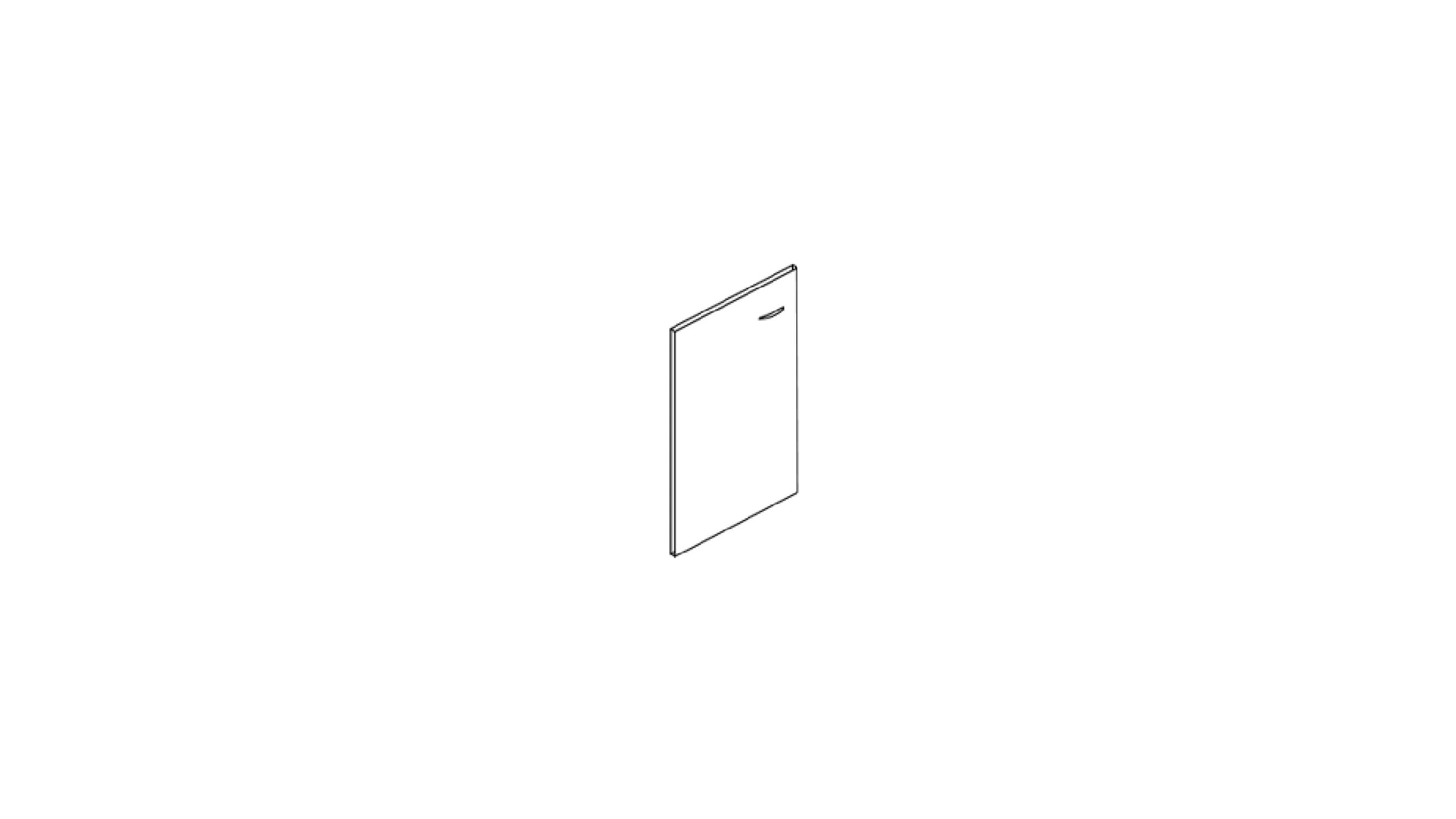 Coppia Ante L 45 cm H 80 cm - elementi modulari ufficio
