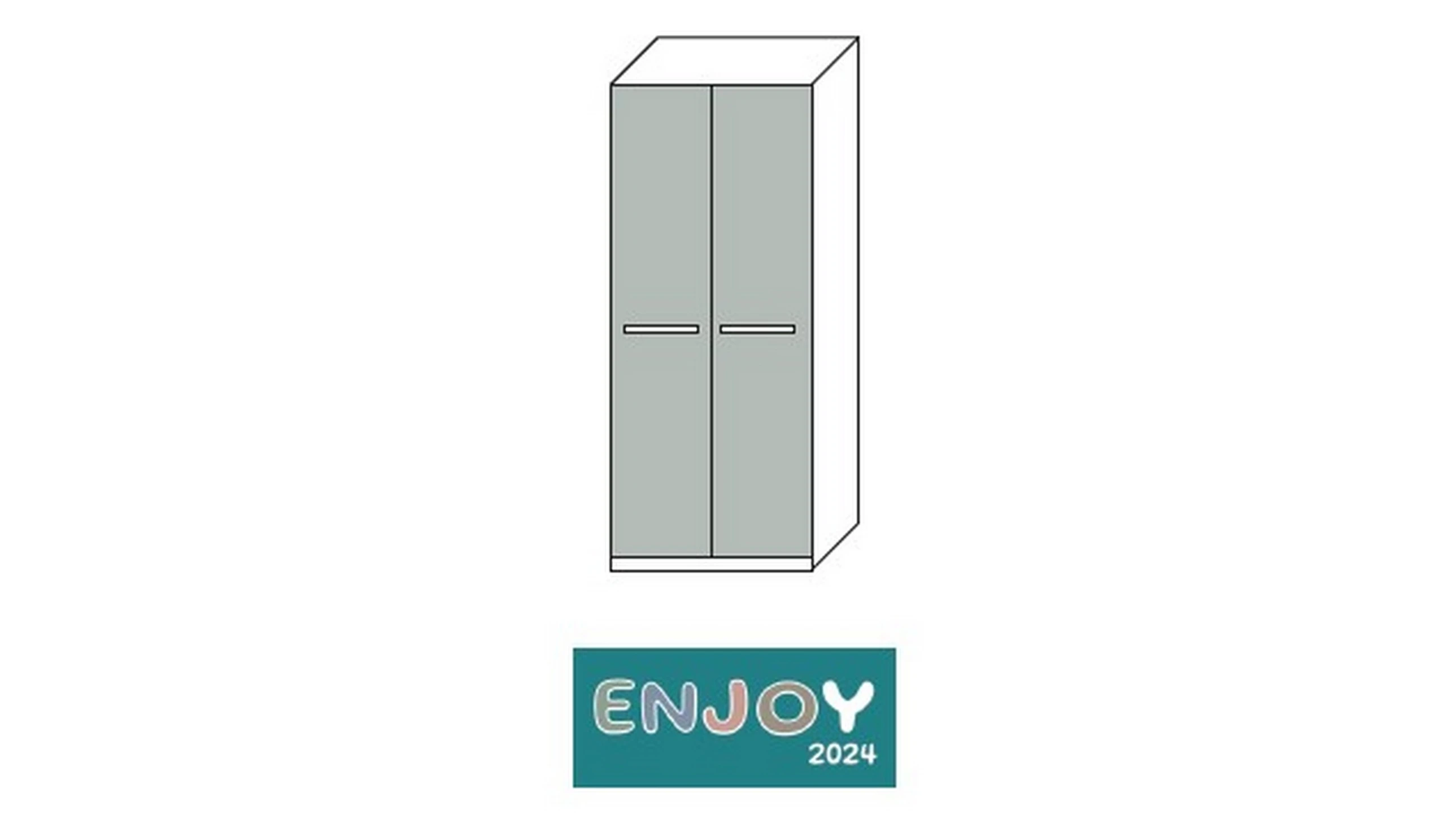ARMADIO ENJOY 2 ANTE L 90 H 212 P 60