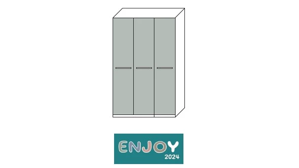 ARMADIO ENJOY 3 ANTE L 135 H 212 P 60