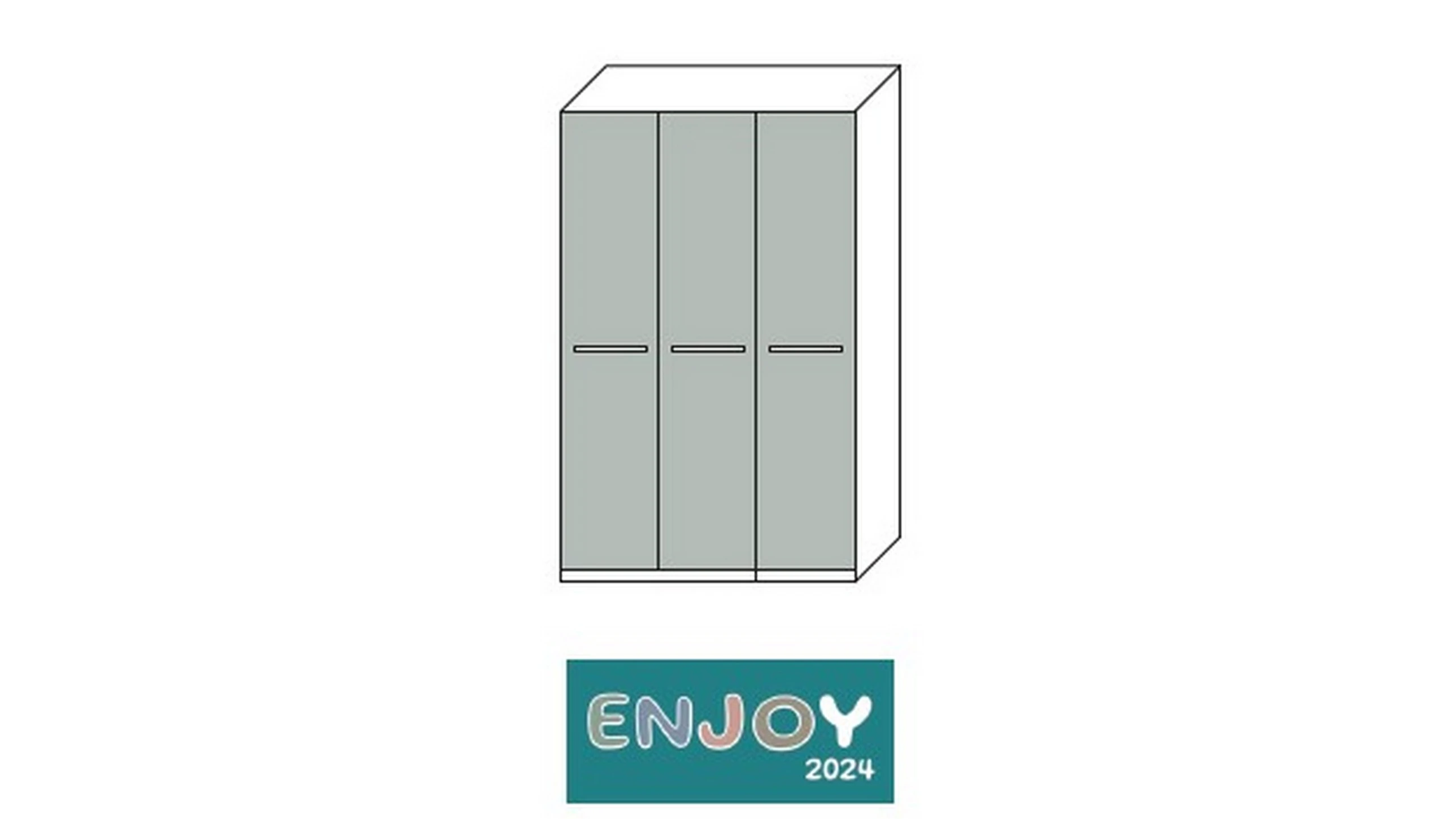 ARMADIO ENJOY 3 ANTE L 135 H 230 P 60