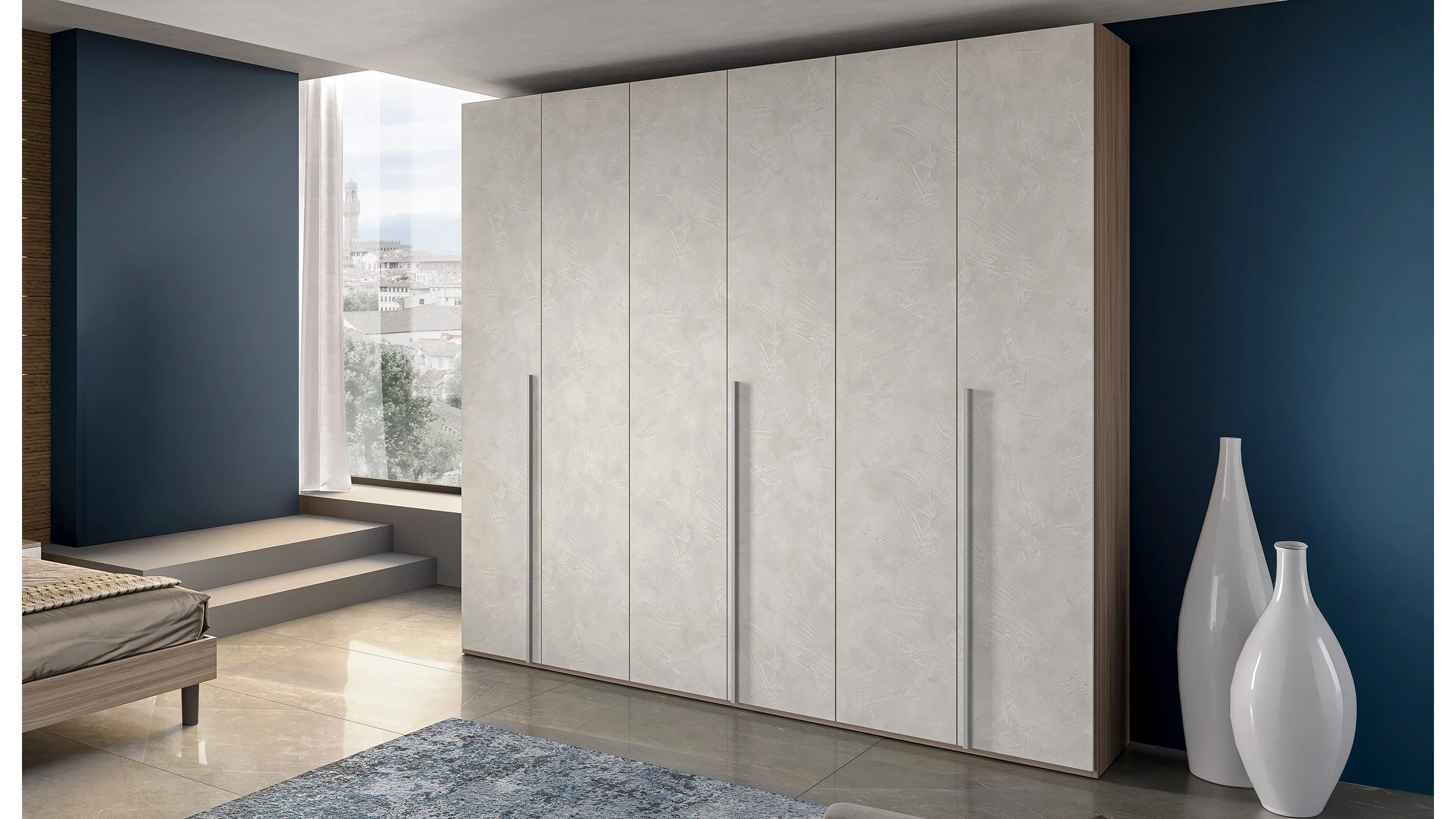 Armadio 6 ante battenti 258x240 cm - althea