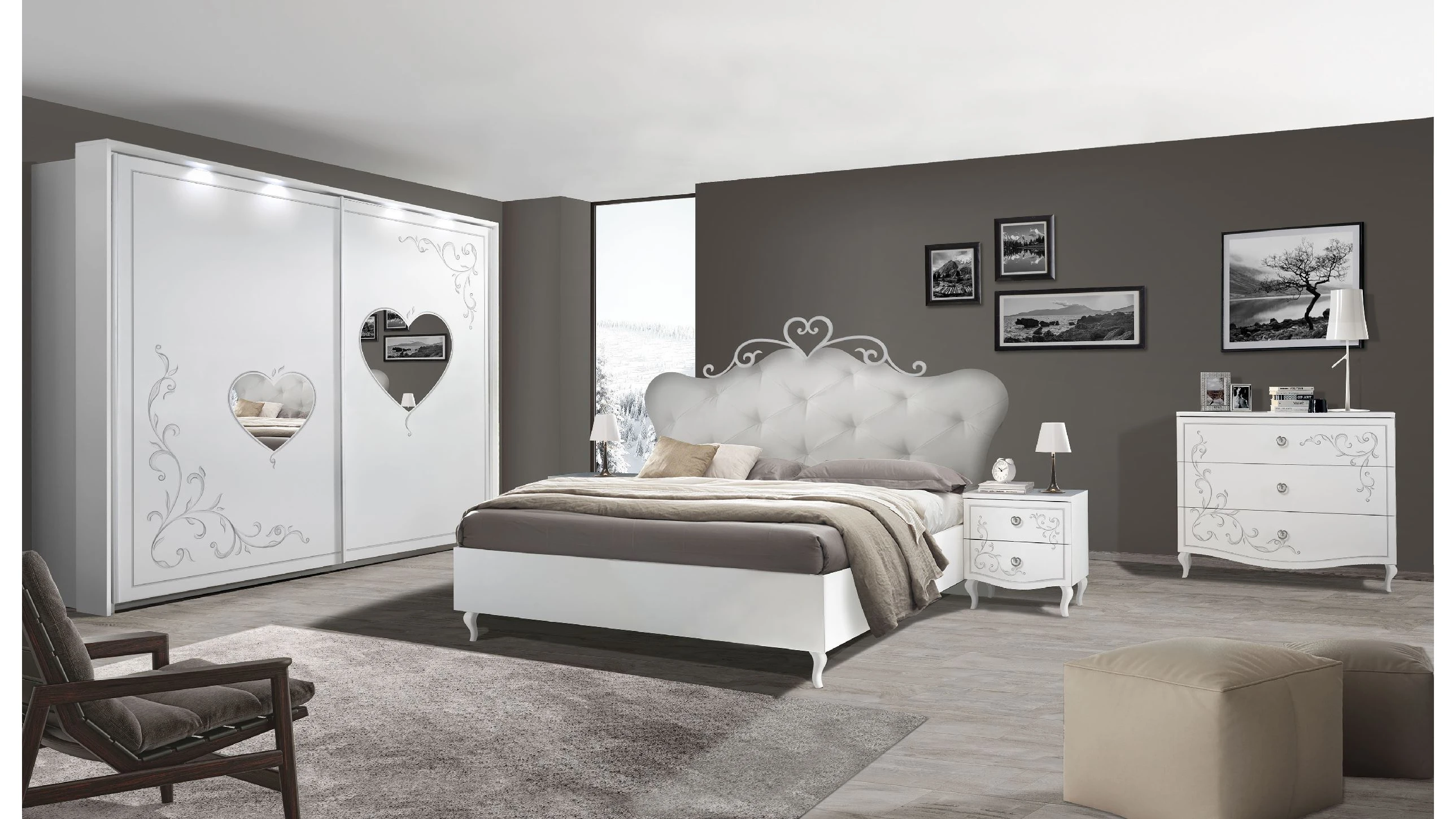 Camera da Letto Completa in Nobilitato - dream