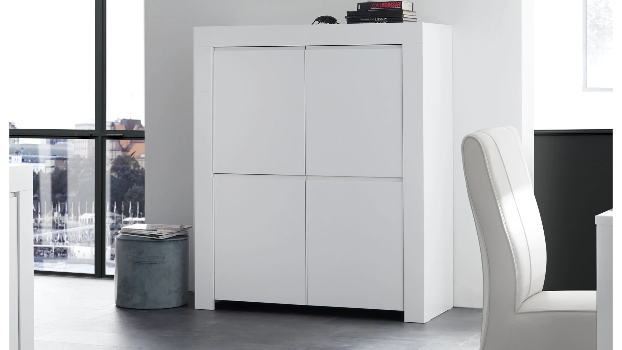 Contenitore 4 ante L 110 cm H 140 cm - newport 
