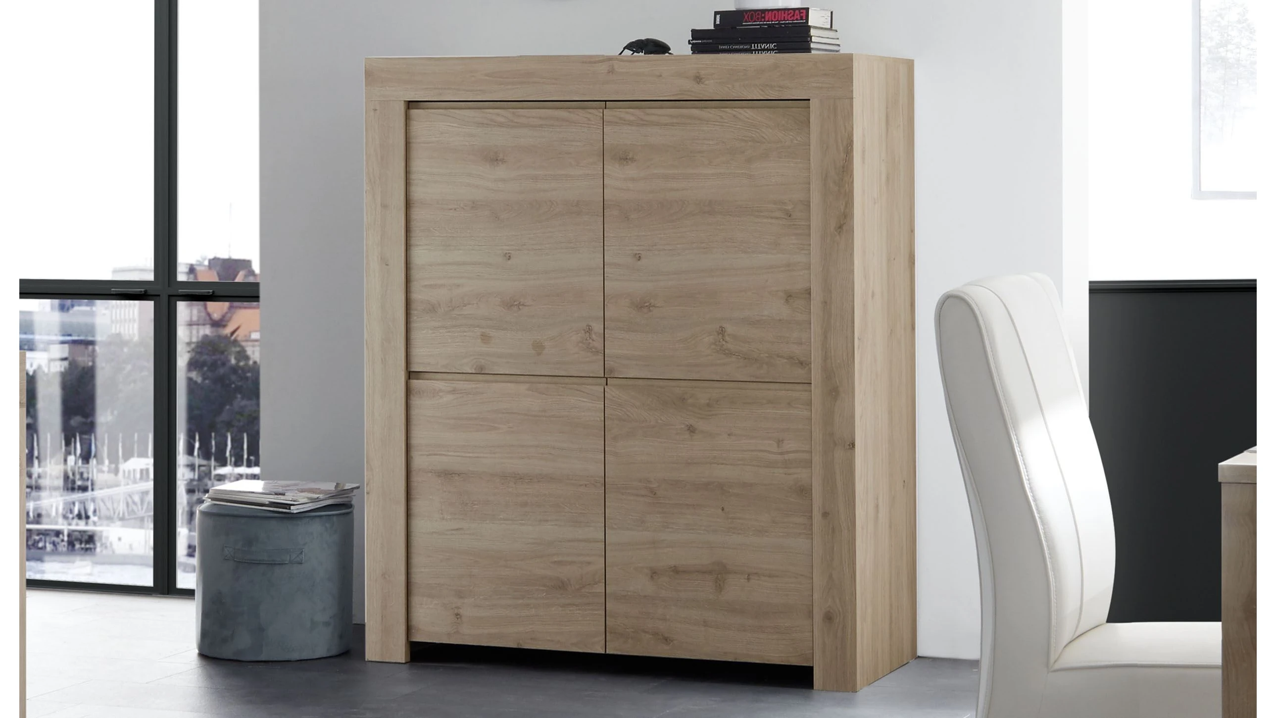 Contenitore 4 ante L 110 cm H 140 cm - newport 