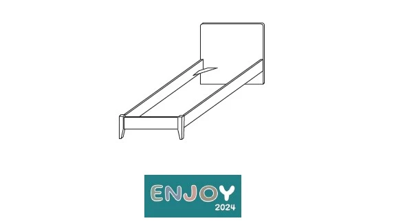 LETTO ENJOY EASY 120 CON PIEDINI