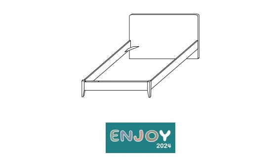 LETTO ENJOY EASY 160 CON PIEDINI