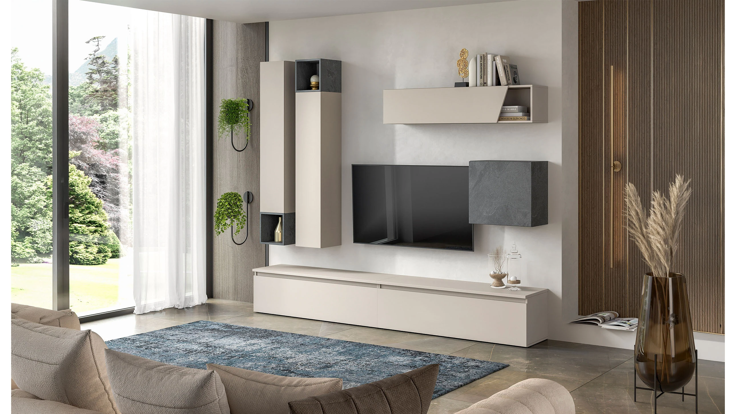 Parete Attrezzata L 276 cm H 228 cm - milano 04