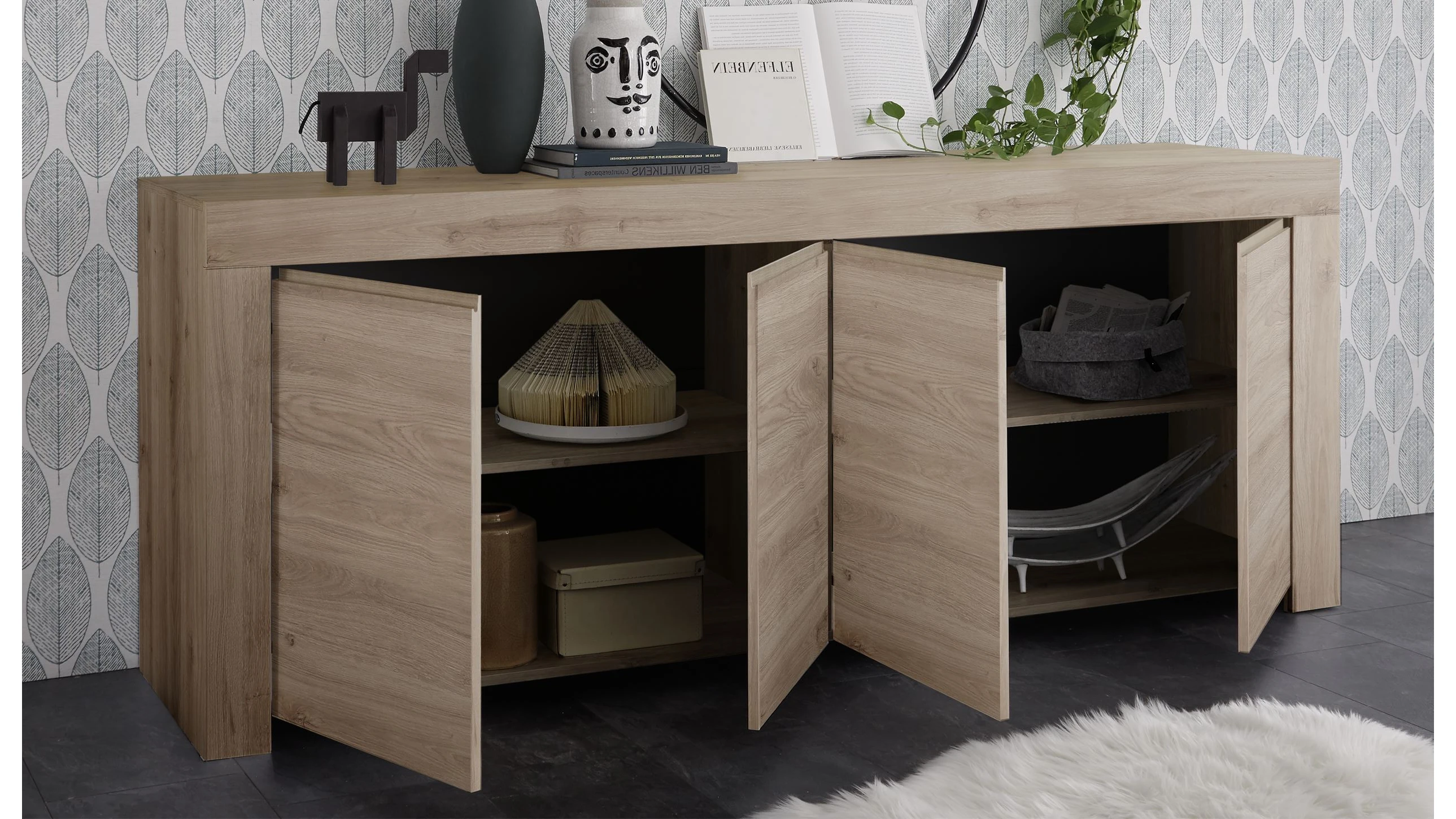 Madia 4 ante L 210 cm H 81 cm - newport 