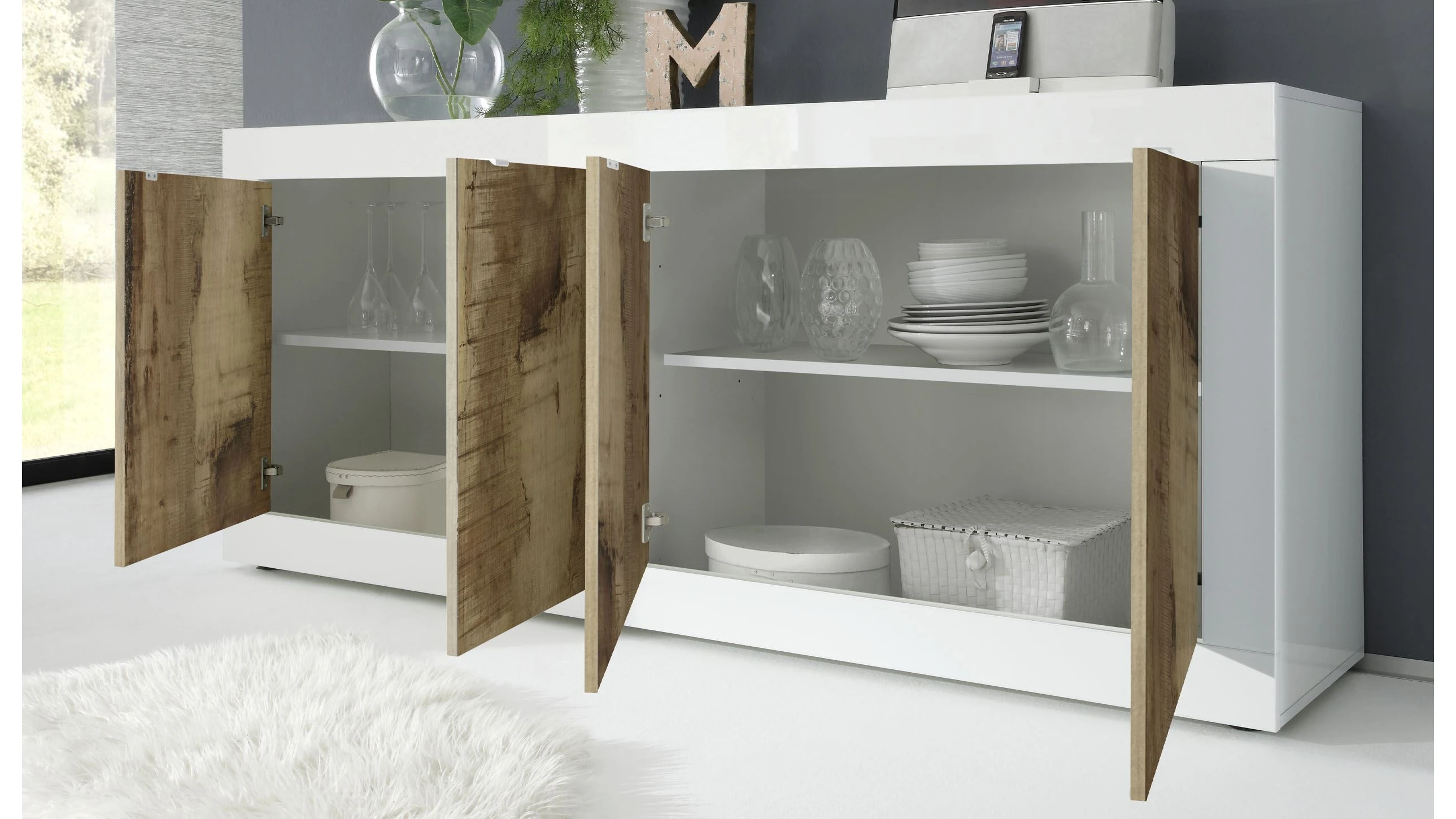 Madia 4 ante L 207 cm H 86 cm - brooklyn 