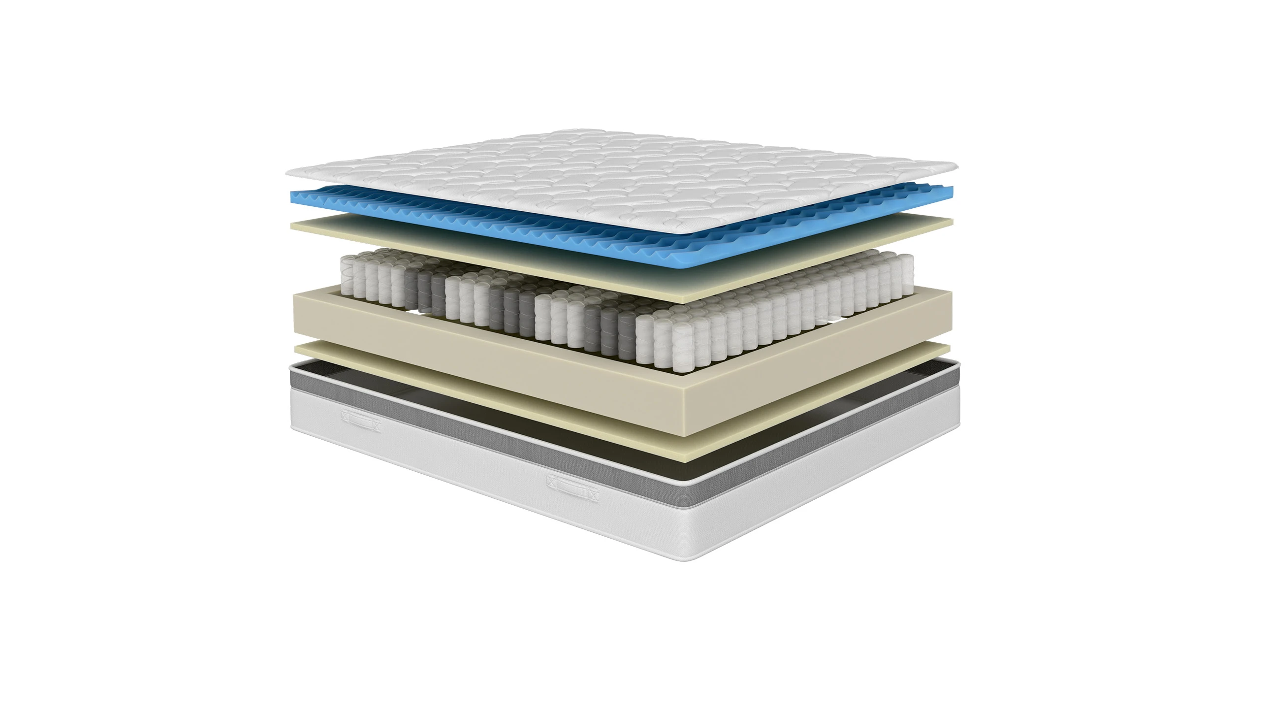 Materasso Memory Foam H 25 cm Sfoderabile - pure