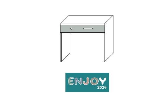 SCRIVANIA ENJOY 1 CASSETTO L 90