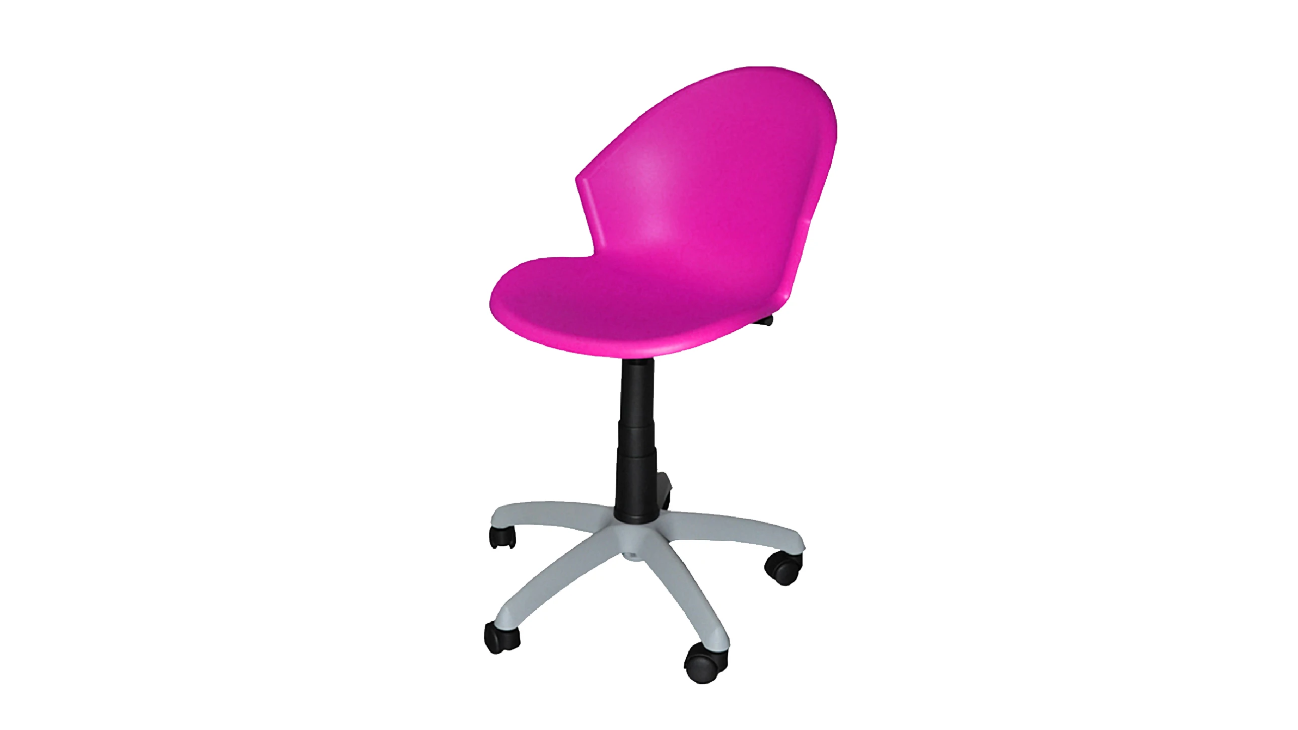 Sedia Ufficio in Polipropilene 48 cm Girevole - light