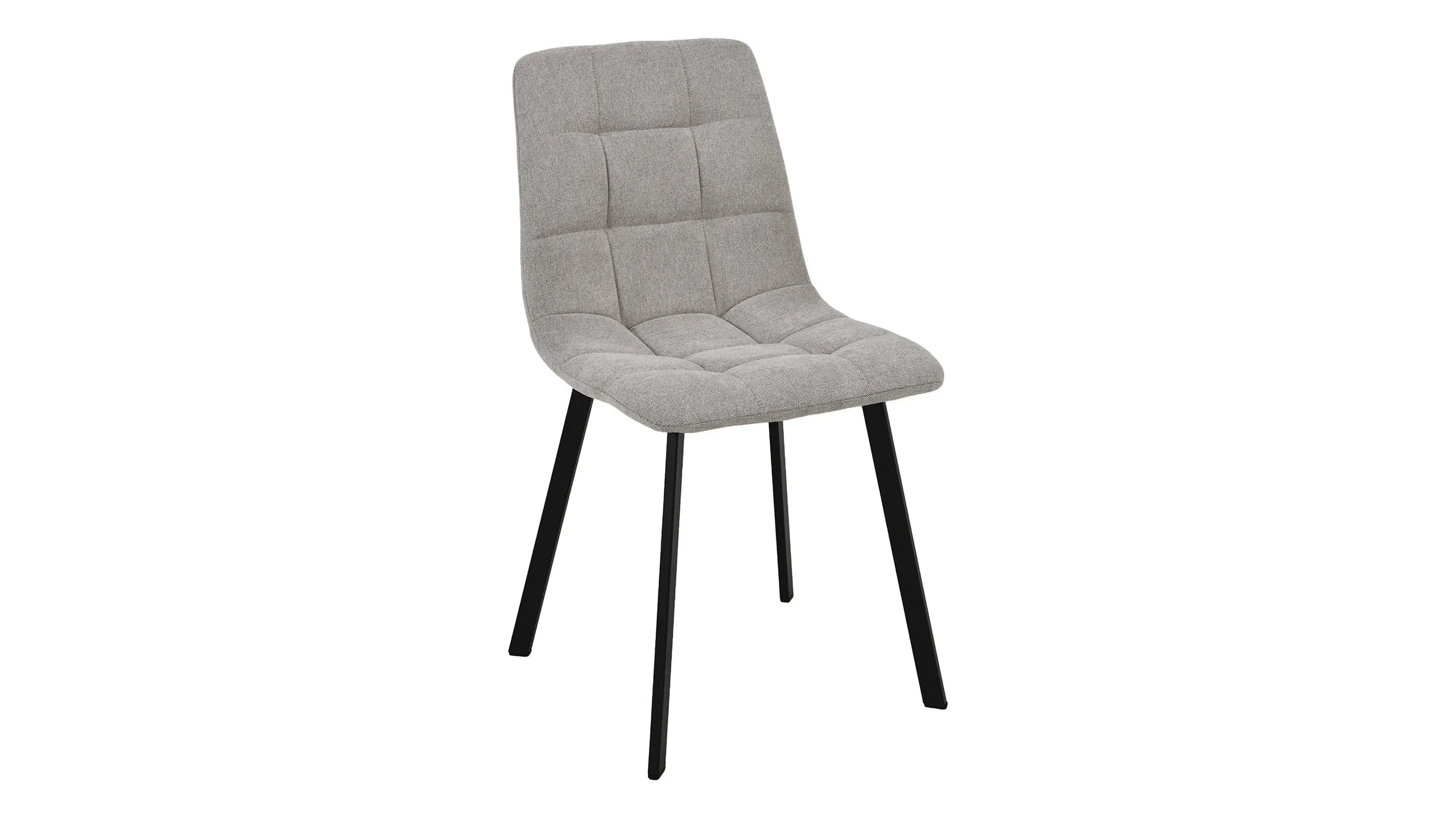Sedia in tessuto con gambe metallo - chloe