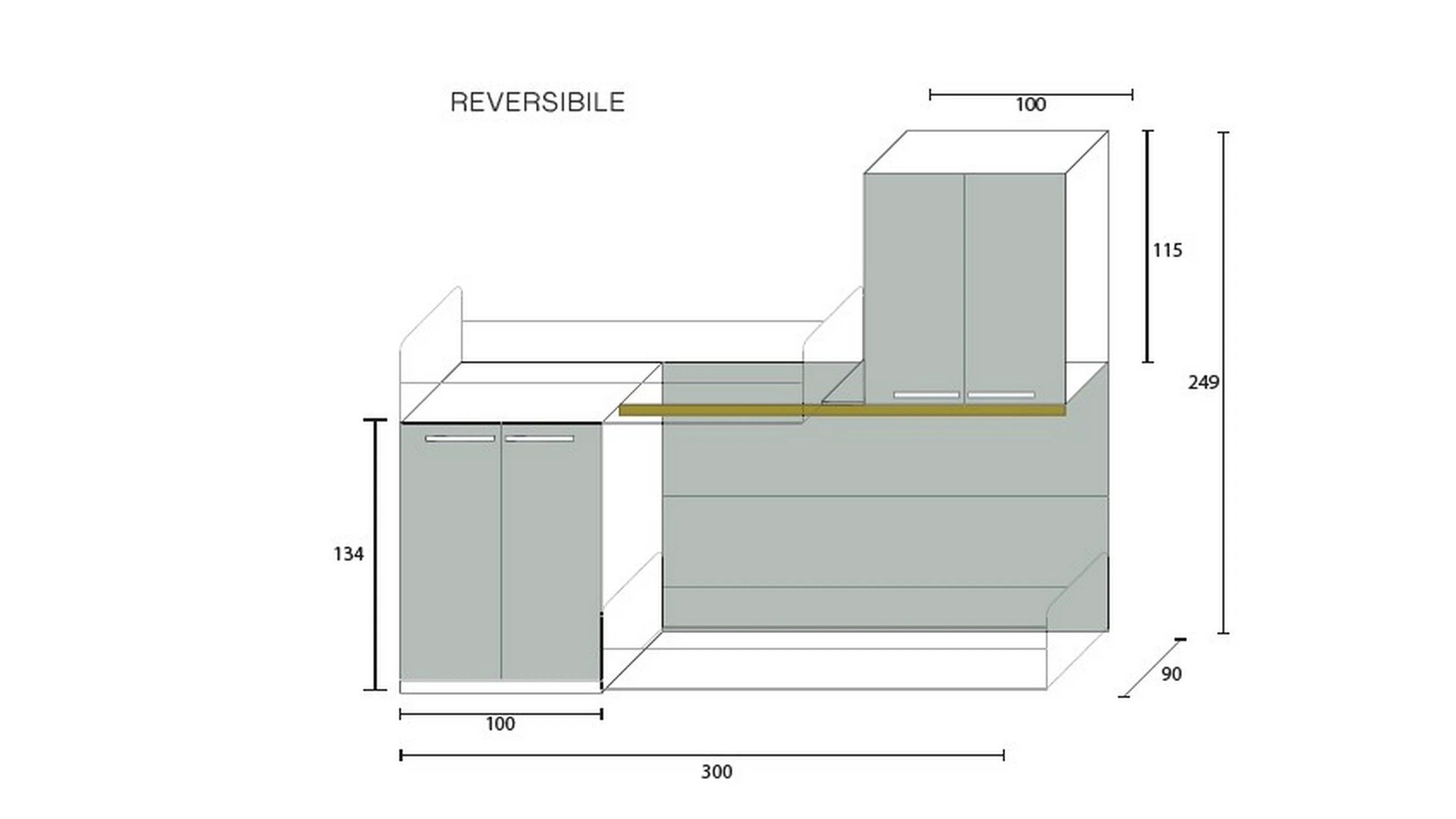 SOPPALCO ENJOY 4 ANTE REVERSIBILE L.300