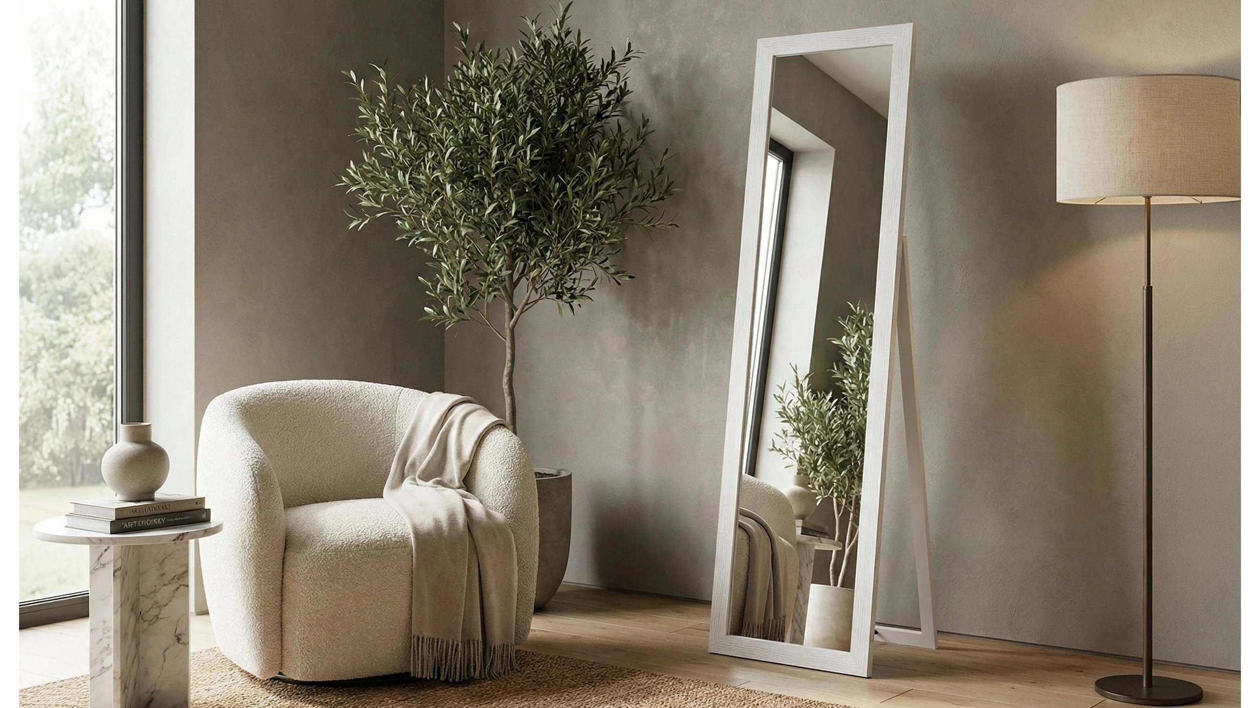 Specchio con cornice - ray