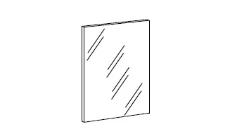 Specchiera  75x59 cm 