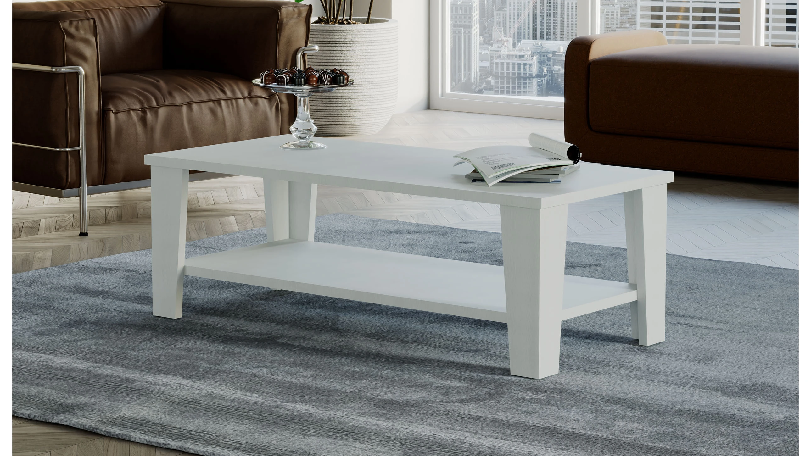 Tavolino salotto L 110 cm P 50 cm H 37 cm- loris
