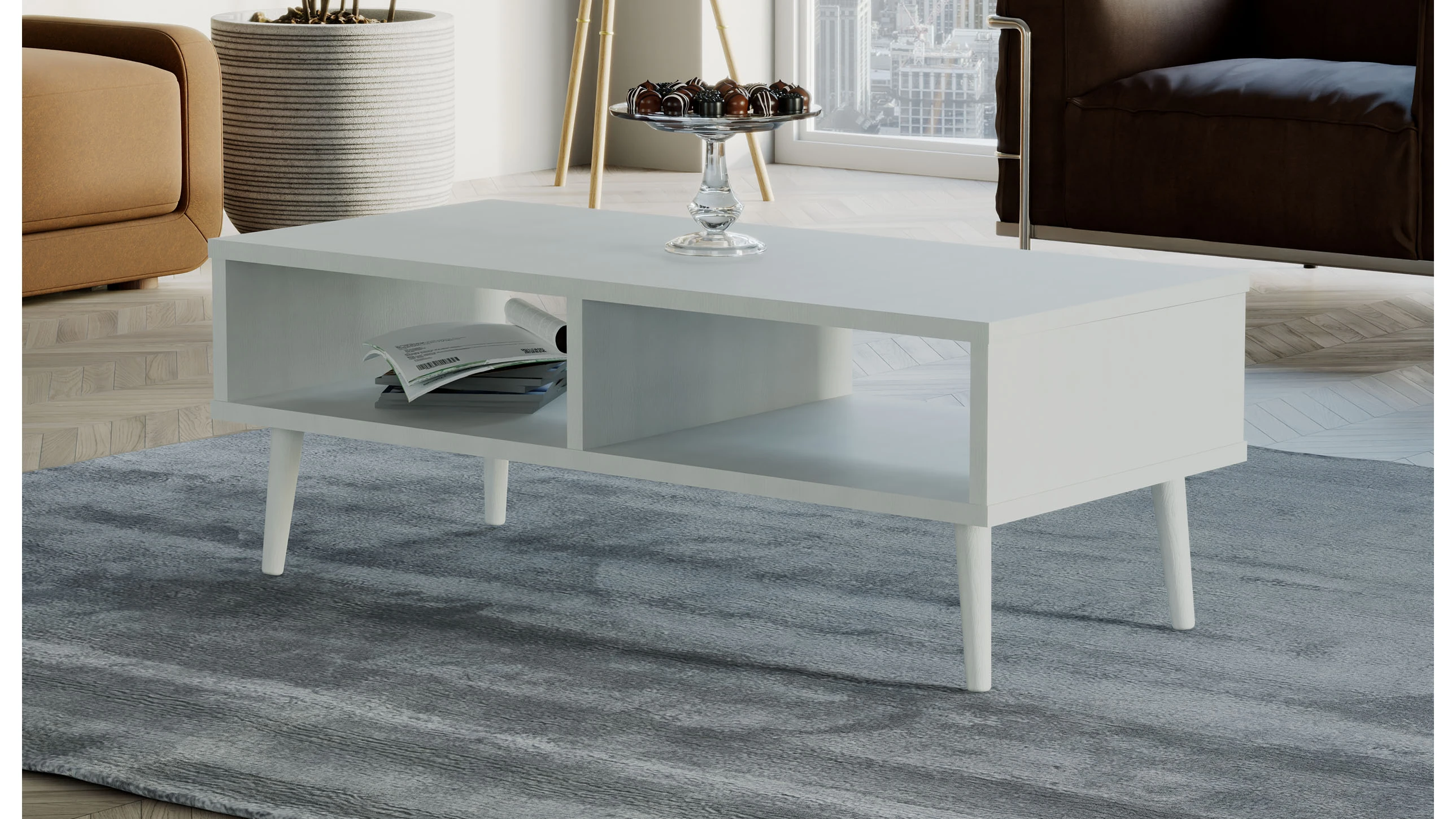 tavolino salotto L 110 cm P 50 cm H 40 cm - liam