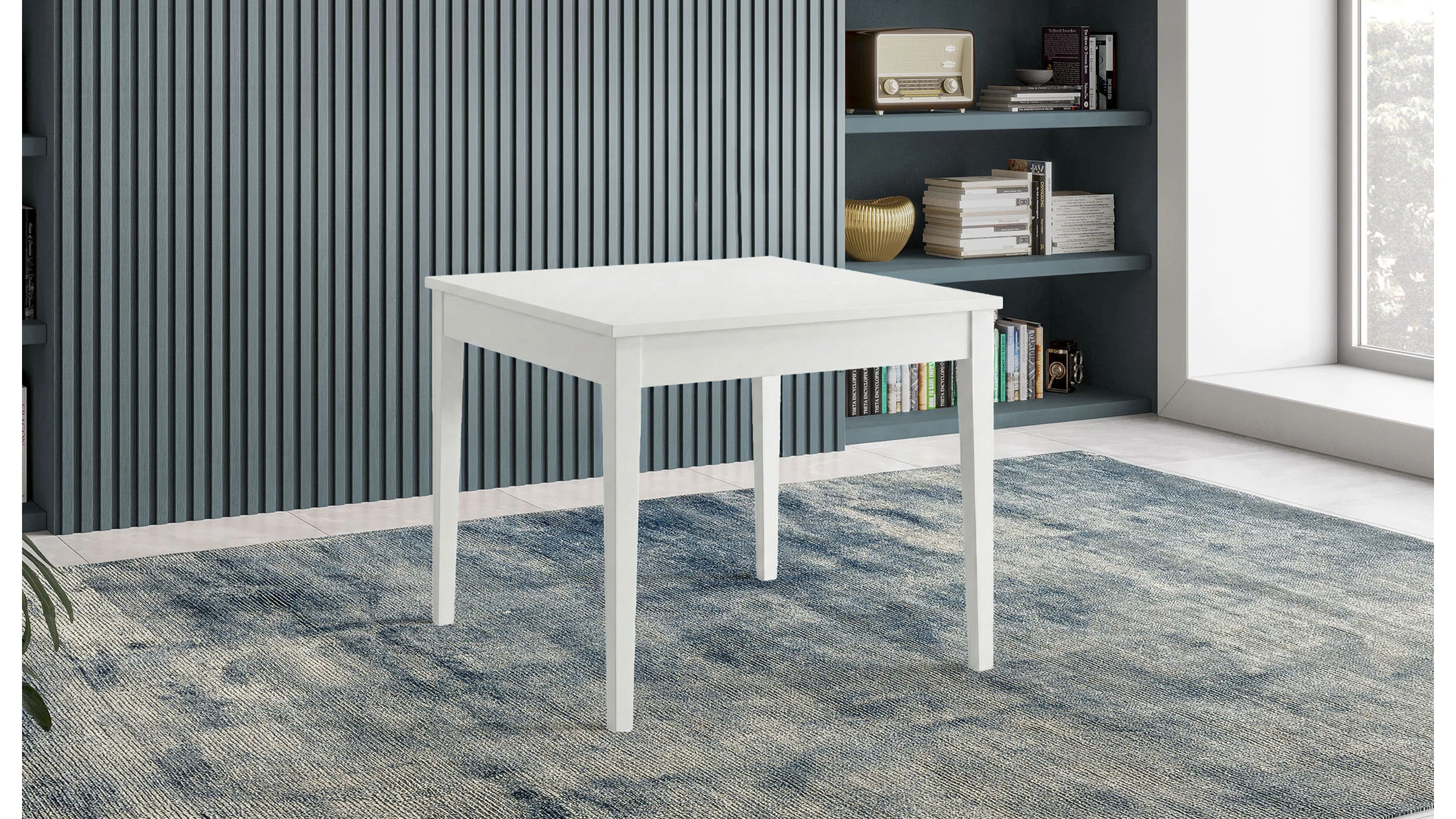Tavolo L 90 cm x P 90 cm allungabile spessore 18 cm - arco loft