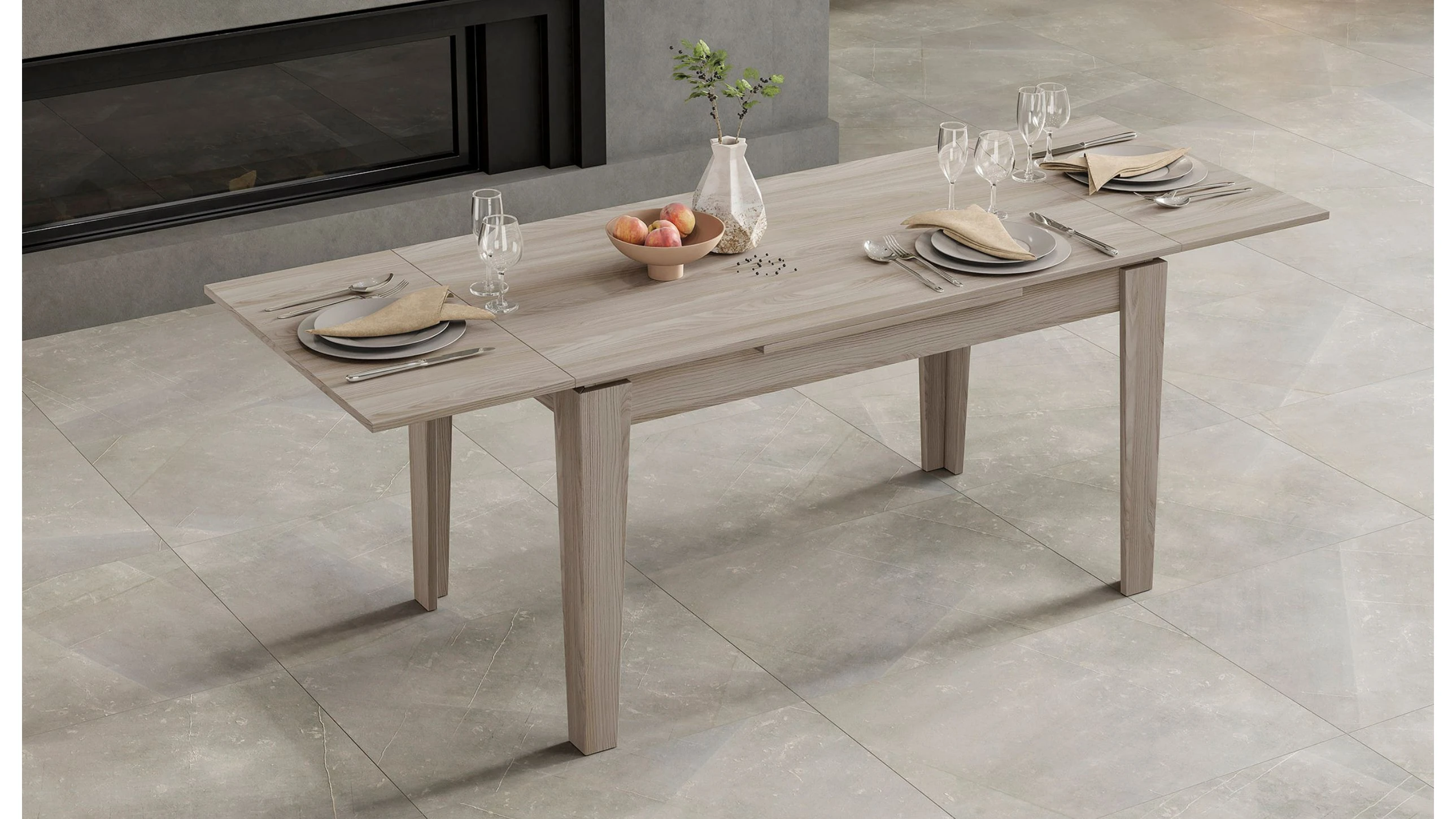 Tavolo L 110 cm x P 70 cm allungabile a 190 cm - harmony upp