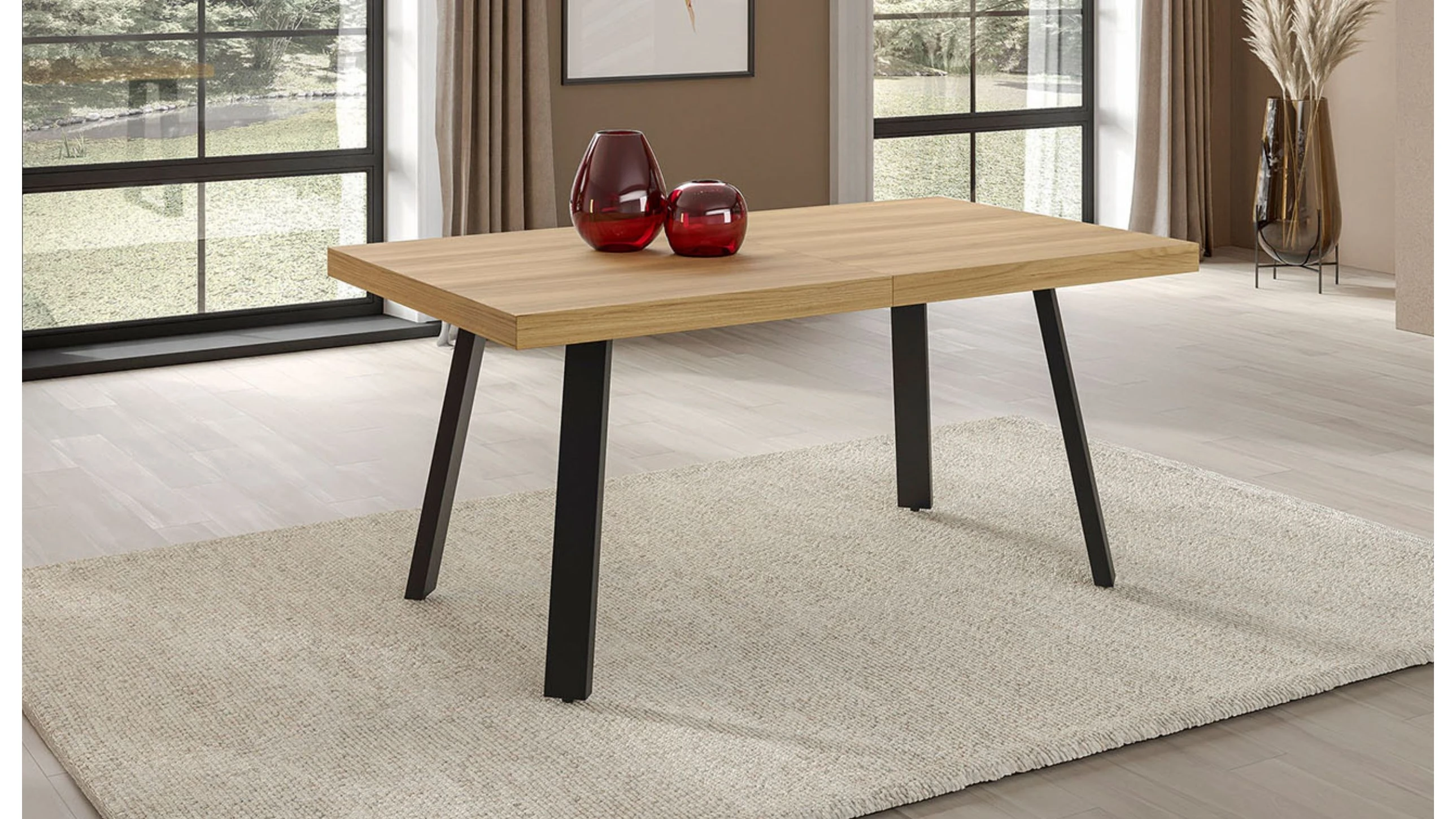 Tavolo L 160 cm x P 90 cm allungabile a 240 cm - identity essence