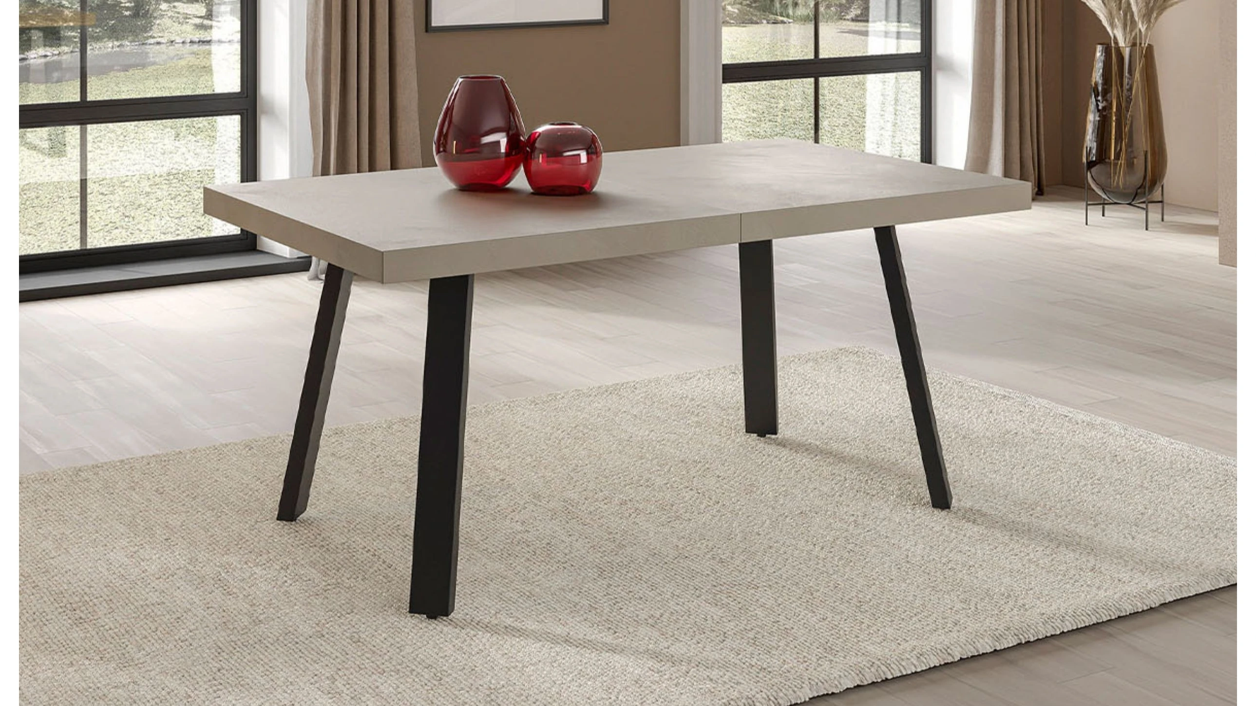 Tavolo L 160 cm x P 90 cm allungabile a 240 cm - identity essence