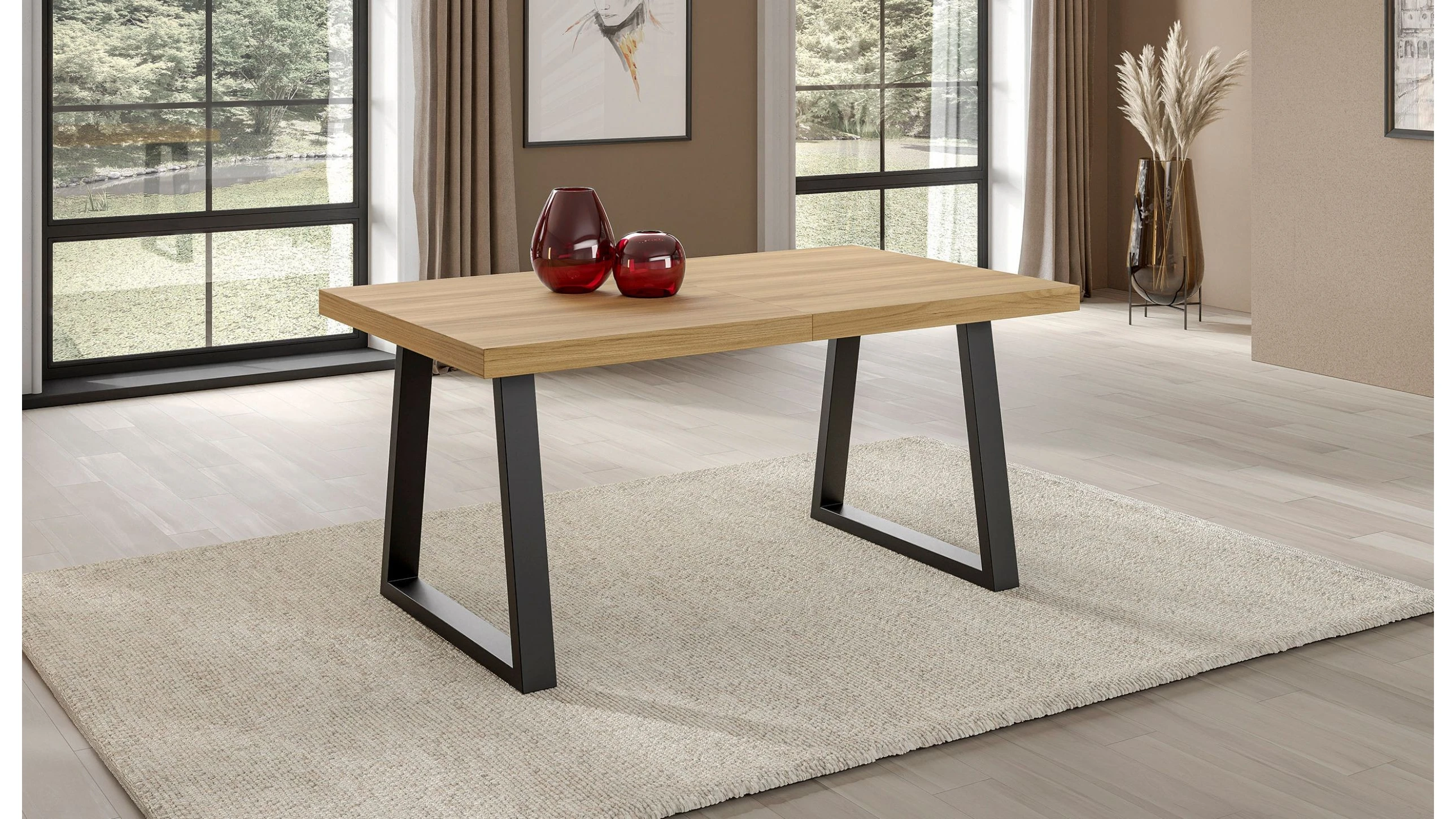 Tavolo L 160 cm x P 90 cm allungabile a 240 cm - identity core