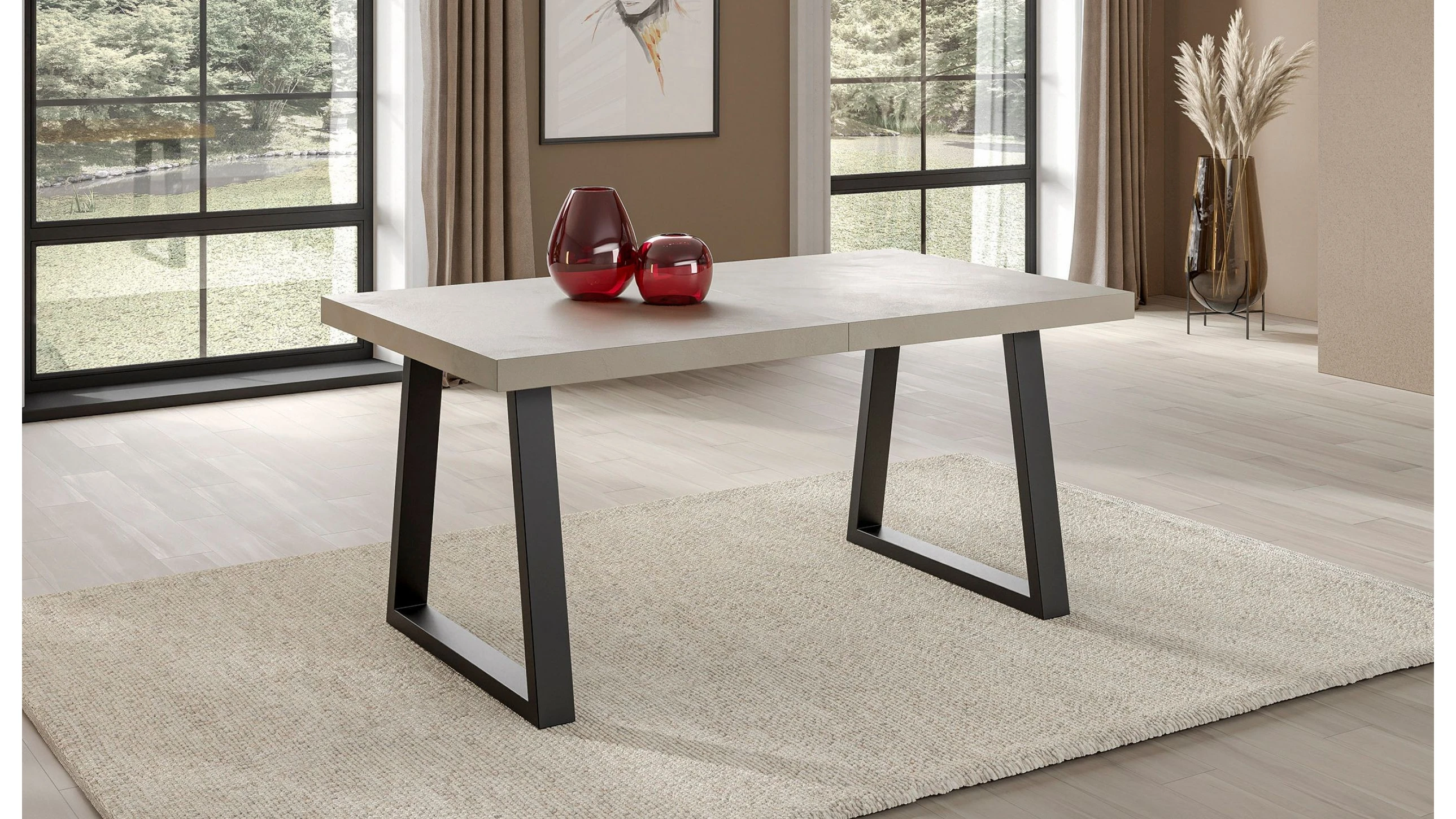 Tavolo L 160 cm x P 90 cm allungabile a 240 cm - identity core