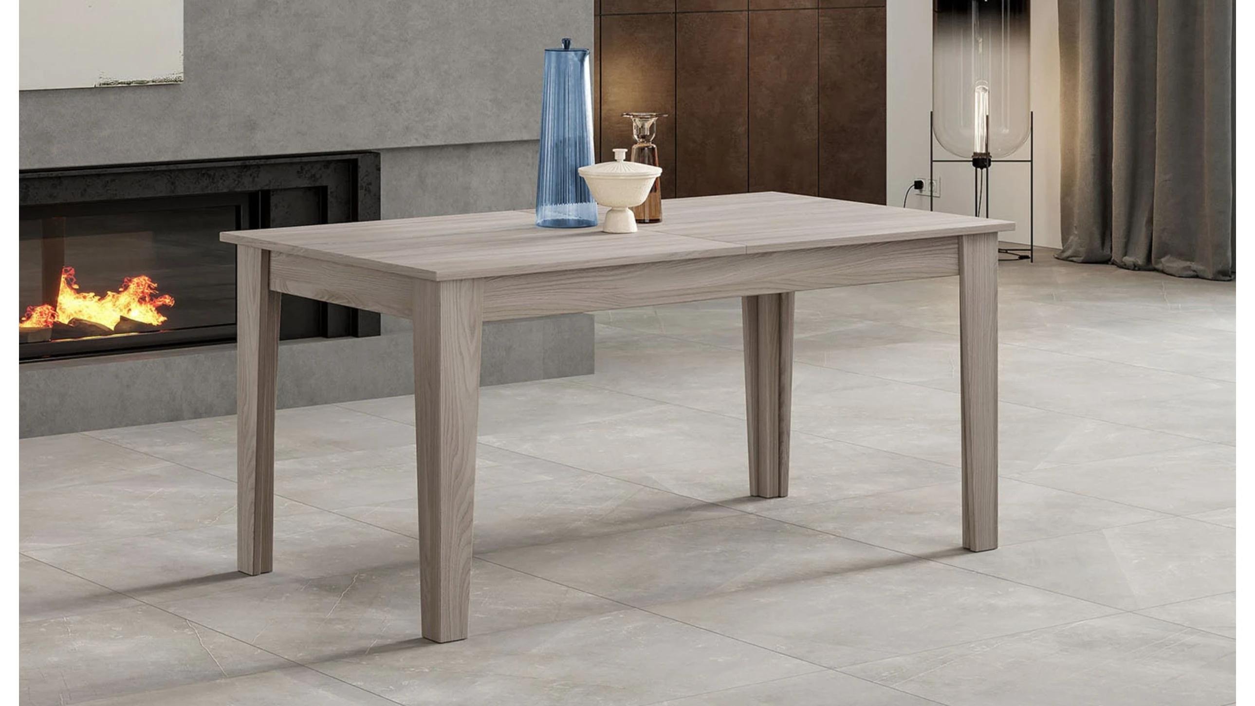 Tavolo L 160 cm x P 90 cm allungabile a 320 cm - eden large