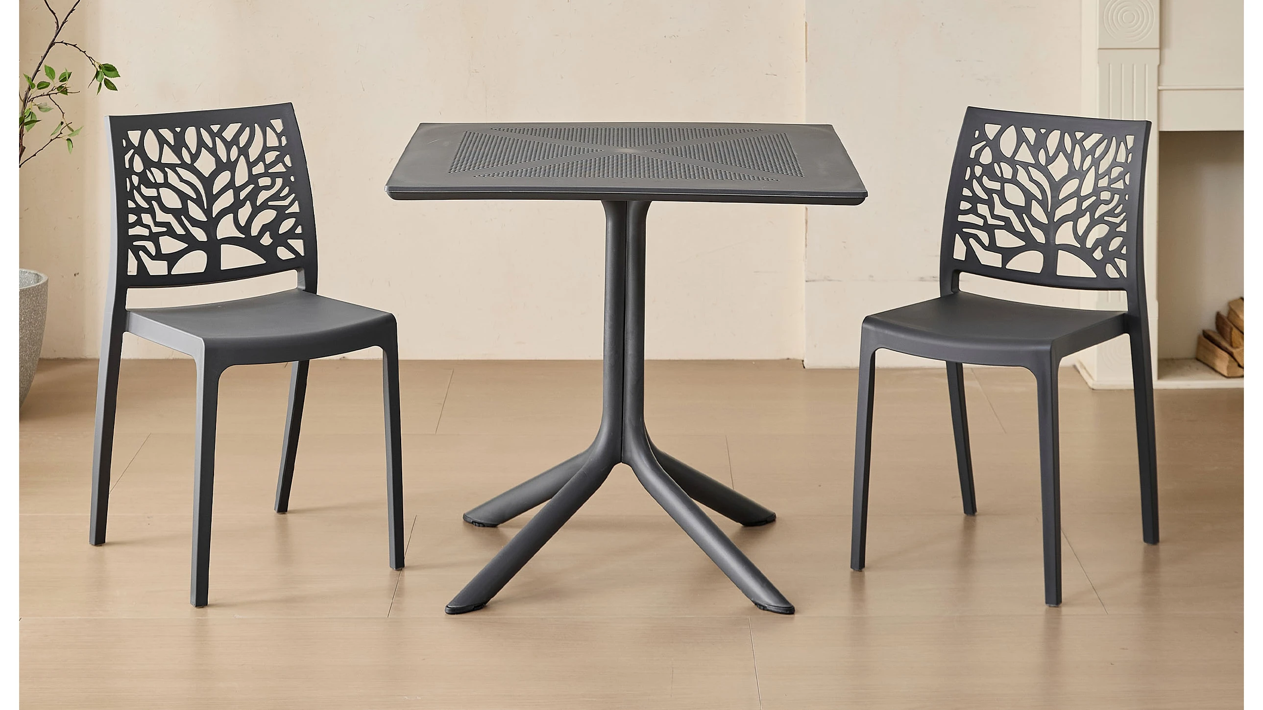 Tavolo L 80 cm x P 80 cm in polipropilene - elis square